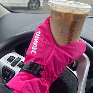 Dunkin' Donuts Official 2026 Limited Edition Pink Glove💕